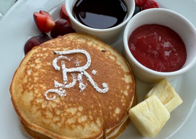 Pancakes made to order St. Regis Cairo